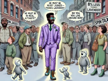 Black Males & Lavender Suits